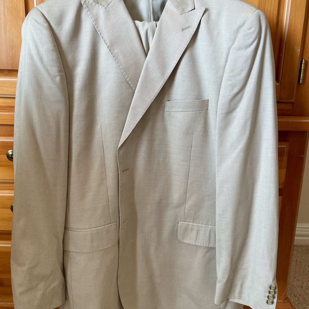 Men's Cream Suit